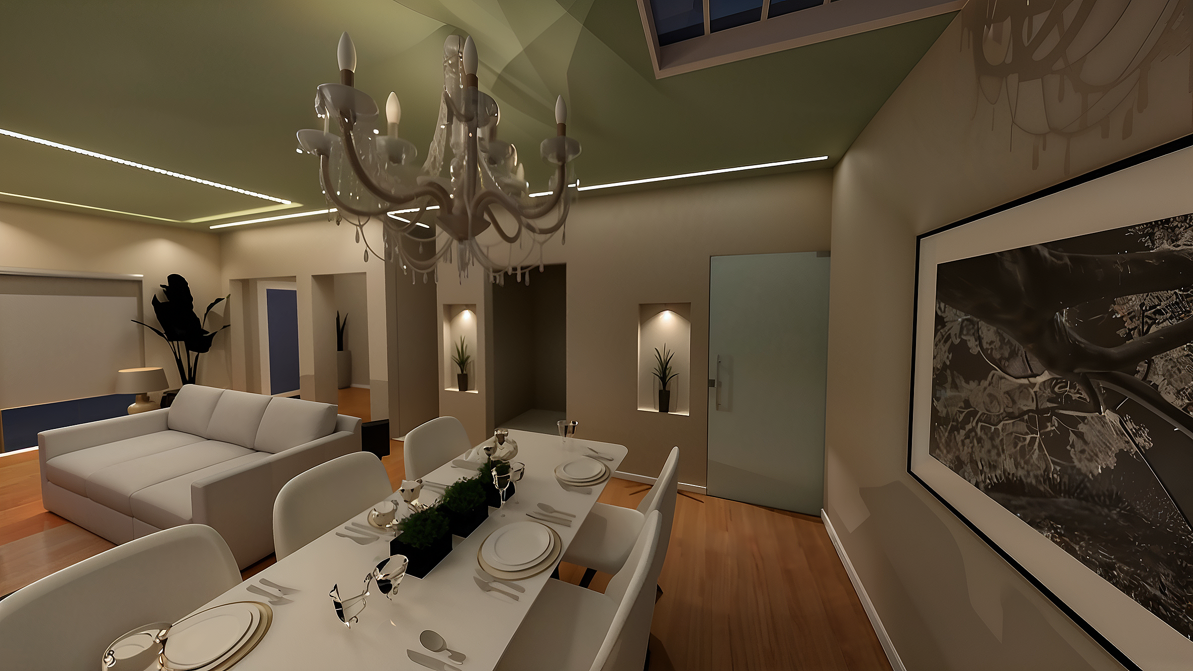 Sala de Jantar e Sala de Estar (Rio de Janeiro – RJ)
