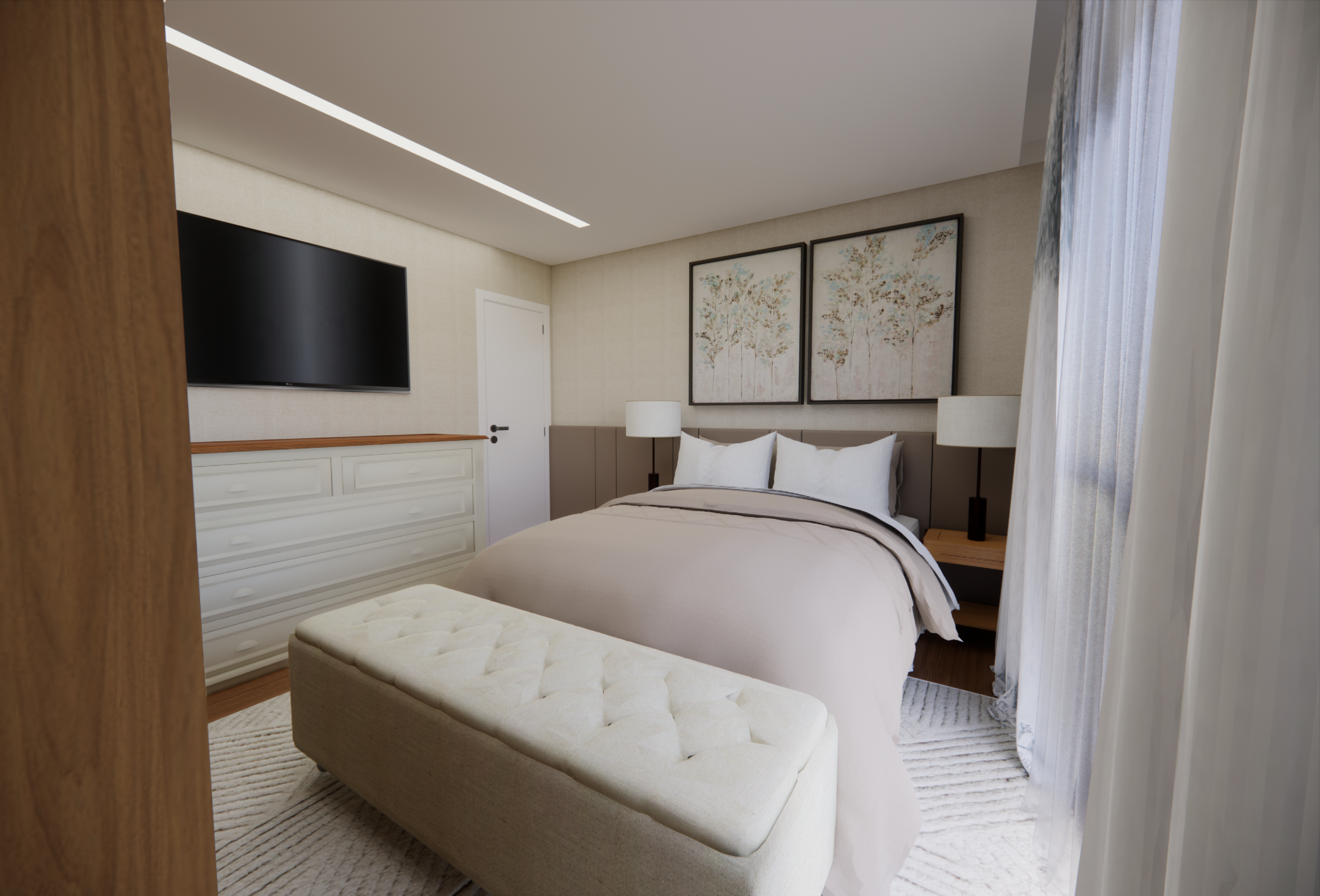 Suíte – Quarto + Banheiro (São Paulo – SP)