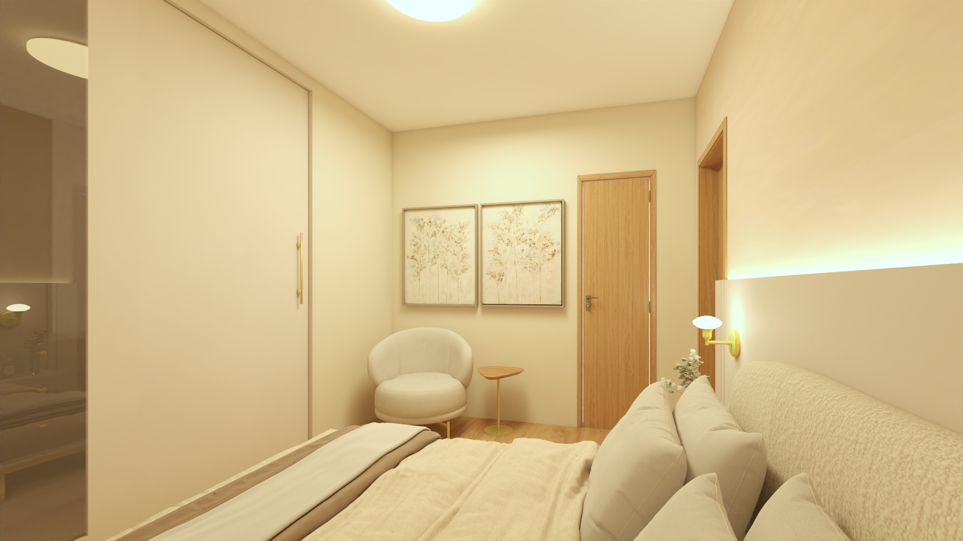 Quarto do Casal e Closet (Lauro de Freitas – BA)