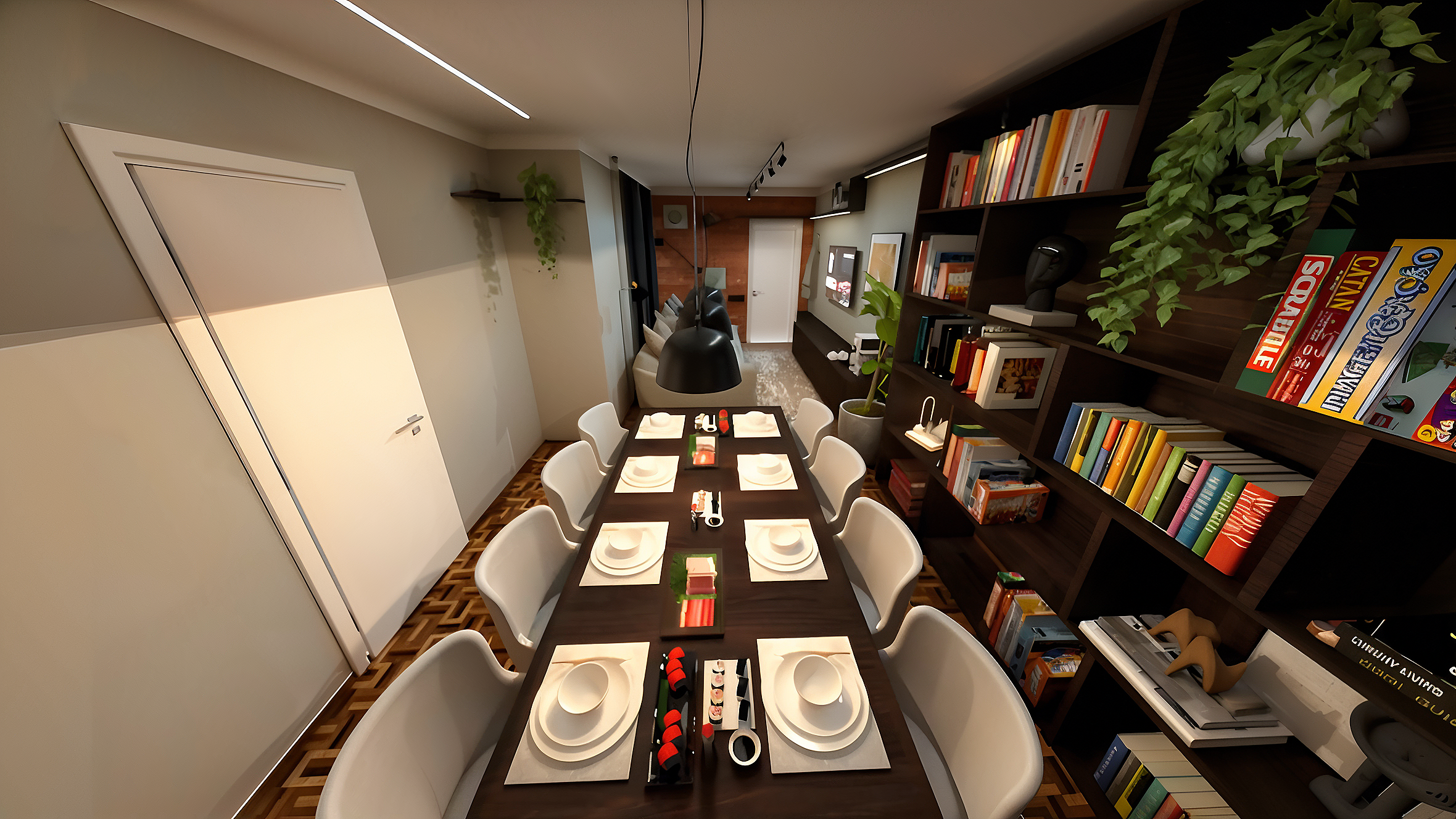 SALA DE ESTAR E JANTAR (Curitiba – PR)