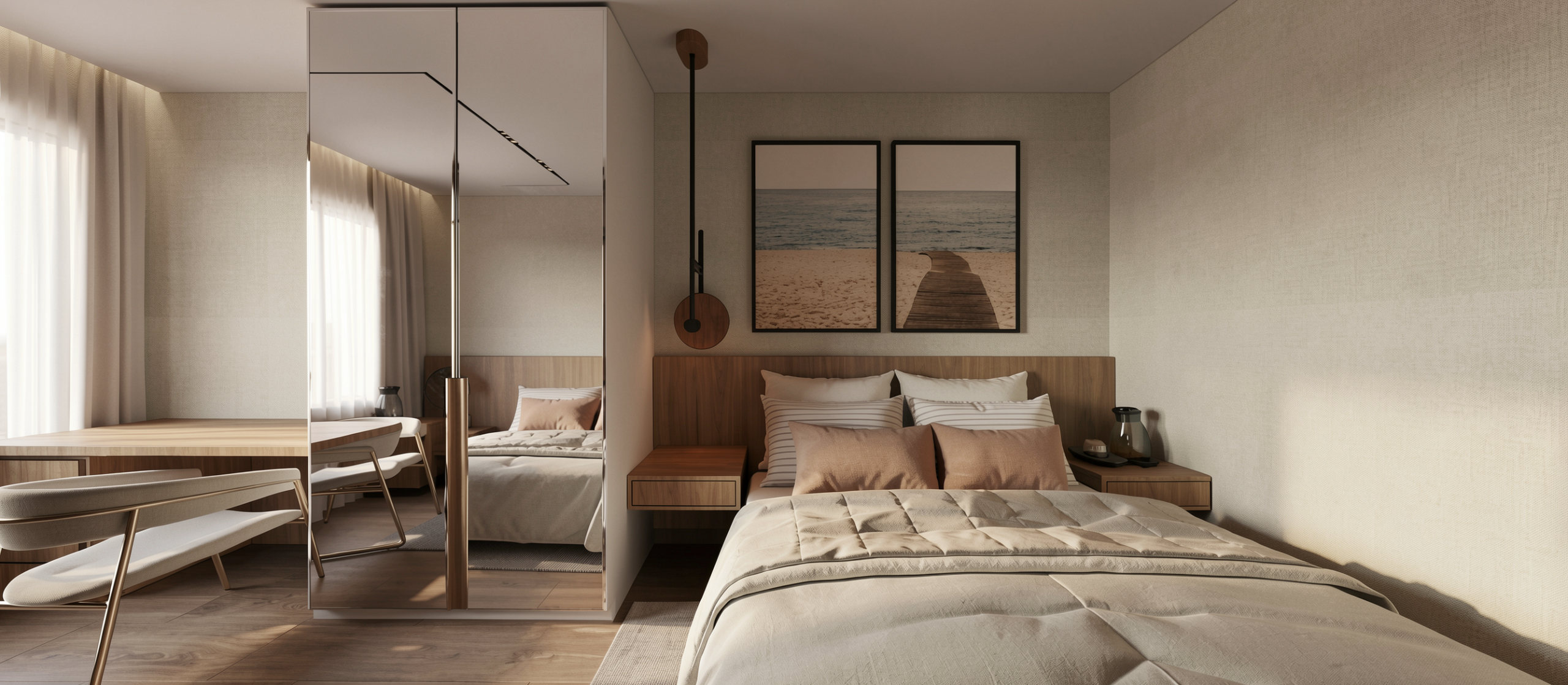 Quarto Casal e Quarto solteiro(Marataízes-ES)