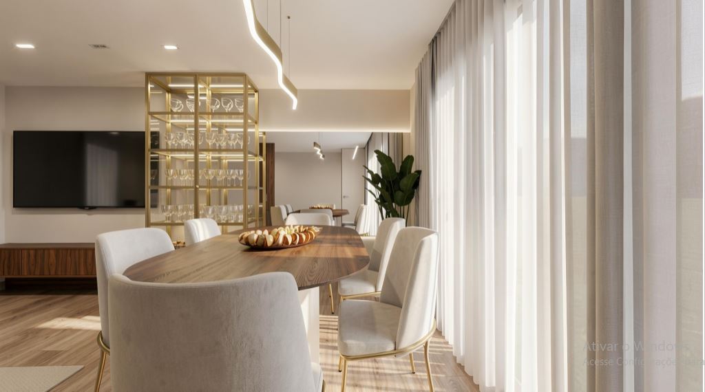 Cozinha, Área Gourmet, Sala de estar, Quarto de Casal, Banheiro, Lavanderia e Varanda(Rio de Janeiro-RJ)